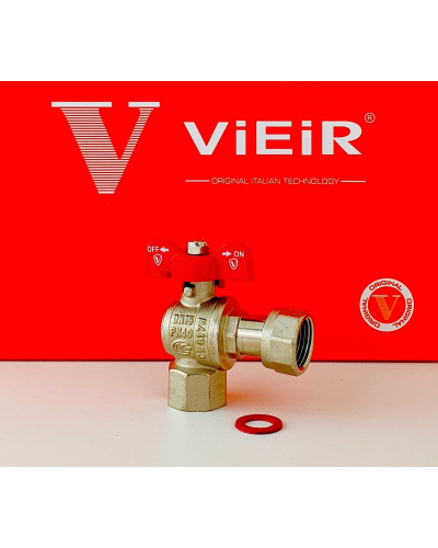 Кран угловой с накидной гайкой  3/4 ViEiR(80/10шт), VIEIR