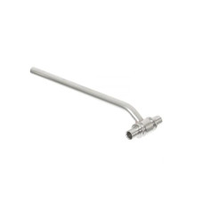 Т-образная труба из нержавеющей стали для подключения радиатора  16 х15х16 мм, L-250мм