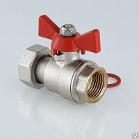 Кран прямой с накидной гайкой 3/4" "ViEiR"(96/12шт)