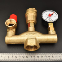 Группа безопасности для котла  ЛАТУНЬ"ViEiR" (20/1шт) 3BAR