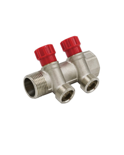 Коллектор регулирующей.1х3/4-2 ViEiR (24/6шт), VIEIR