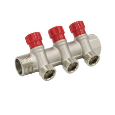 Коллектор регулирующей.1"х3/4"-3 "ViEiR" (16/4шт)