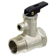 Предохранительный клапан для бойлера с ручкой сброса. 1/2" -7бар(10/100)