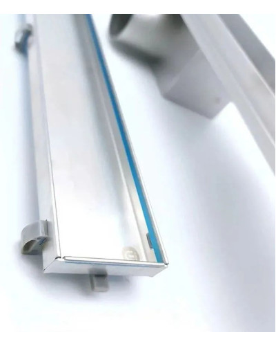 Душевой лоток с решеткой под кладку плитки  защита от запаха:(сухой +гидрозатвор) (70*400мм)(1/4), TIM