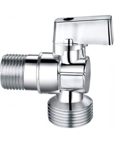 VER34 Угл. кран 1/2х3/4 мат.ЛАТУНЬViEiR (60/15шт), VIEIR