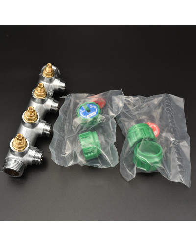 Коллектор регулирующий плоский и 3/4-16-4 вых VER-PRO(25/1шт), VIEIR