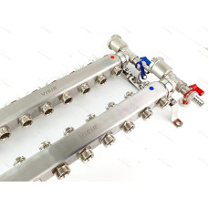 VR115-09А Колл. БЕЗ РАС. БЕЗ КРАН.9-вых.НЕРЖ.(3/1шт)