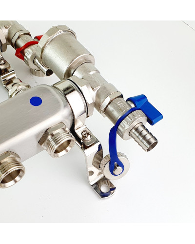 VR115-03А Колл. БЕЗ РАС. БЕЗ КРАН.3-вых.НЕРЖ.(5/1шт), VIEIR