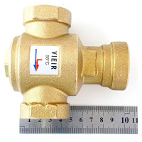 Трехходовой термостатический антиконденсационный клапан 1" (60°C)"ViEiR"(18/1шт)