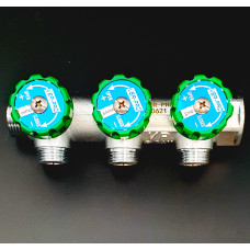 VER403-A Коллектор регул. 3/4-1/2-3 вых. ПЛОСКИЙ(25/1шт)