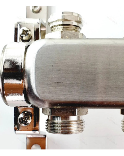 Группа коллекторов без расход. 11 -вых. НЕРЖ. БЕЗ КРАНОВ 1x3/4 ViEiR (2/1шт), VIEIR