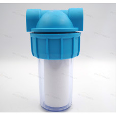 Фильтр колбовый3/4" для стир.машины с картр.ppw МИНИ. "АКВАСТИЛЬ"(40ш)