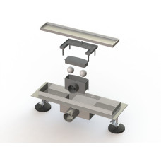 Душевой лоток под плитку - 300 мм "VIEIR" (4шт)