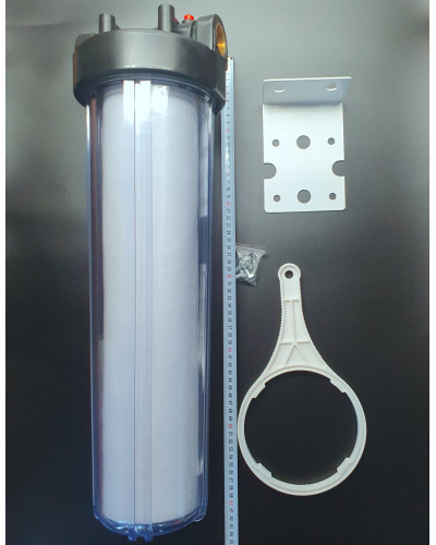 F-06-20P Фильтр магистральный20Л ПРОЗРАЧНЫЙ (4/1 шт), VIEIR