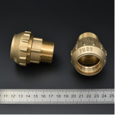 VER362 Фитинги для трубы ПНД 32x1"M (50/2шт)