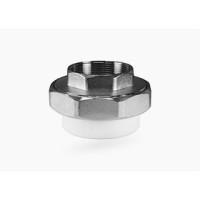 Муфта комб.разъём.(американка) с внутренней резьбой  20х1/2" (200/25) (Valfex) БЕЛАЯ