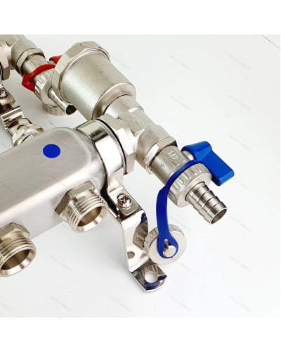 Группа коллекторов без расход. 11 -вых. НЕРЖ. БЕЗ КРАНОВ 1x3/4 ViEiR (2/1шт), VIEIR