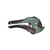 Ножницы ЧЕРНО-ЗЕЛЕНЫЕ для пластиковых труб  "VIEIR"  (50/10шт)