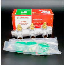 VER403-A Коллектор регул. 3/4-1/2-3 вых. ПЛОСКИЙ(25/1шт)