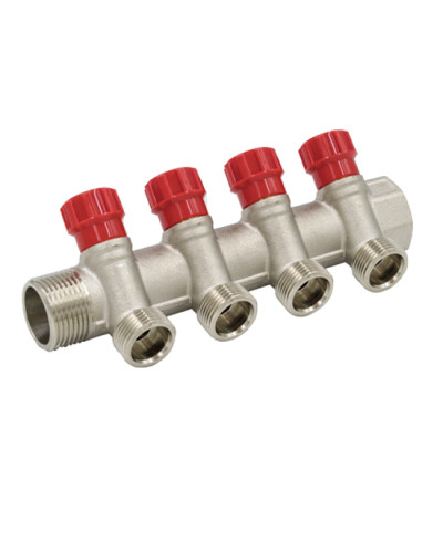 Коллектор регулирующей.1х3/4-4 ViEiR (12/3шт), VIEIR