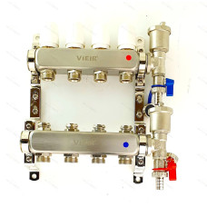 VR115-04А Колл. БЕЗ РАС. БЕЗ КРАН.4-вых.НЕРЖ.(5/1шт)