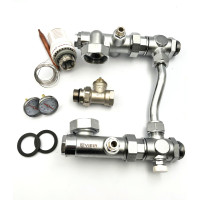 Насосно-смесительный узел для теплого пола 130мм 10БАР "ViEiR"(5/1шт)