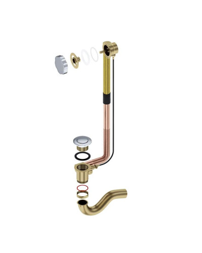 Обвязка для ванны ( ПОЛУАВТОМАТ ) ЛАТУНЬ VIEIR (10шт), VIEIR