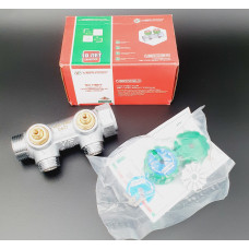 Коллектор регулирующий плоский и 3/4-16-2 вых."VER-PRO"(25/1шт)