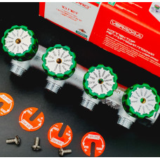 Коллектор регулирующий плоский и 3/4-16-4 вых "VER-PRO"(25/1шт)