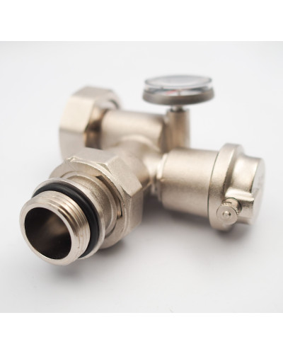 Коллектор для теплого пола 4 контура (комплект) VIEIR + насосно смесительный узел с насосом + евроконус для коллектора 3/4'-16*2,0